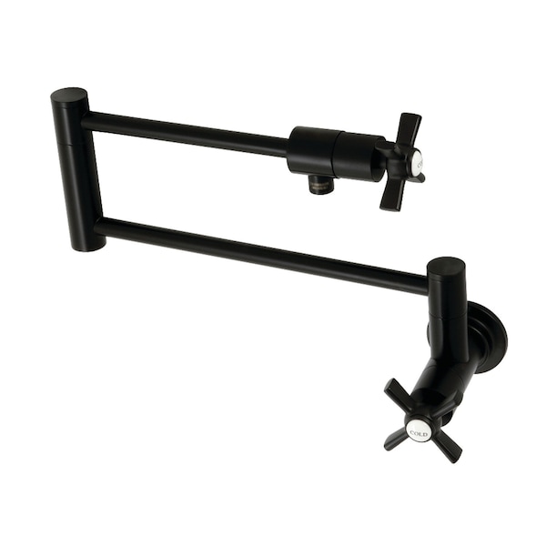KS4100ZX Millennium Wall Mount Pot Filler, Matte Black
